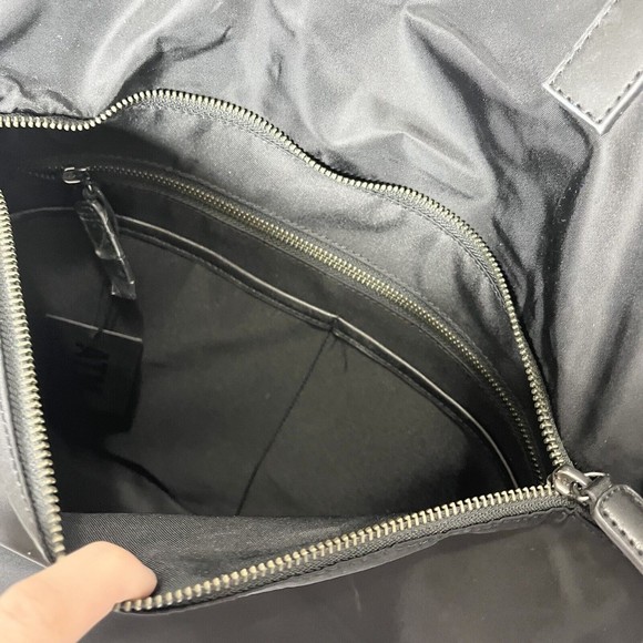 NWT ATM Anthony Thomas Melillo Medium Tote Backpack Foldable Convertible Black - Picture 5 of 11